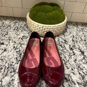 Fitflop Due Patent Shoes (Pumps / Ballerinas) Maroon US Size 38